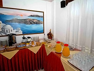 Astir Of Thiras Hotel Brekfast Room